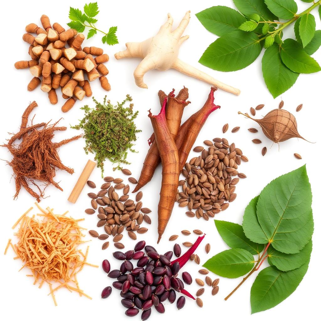 Natural herbs and roots blend